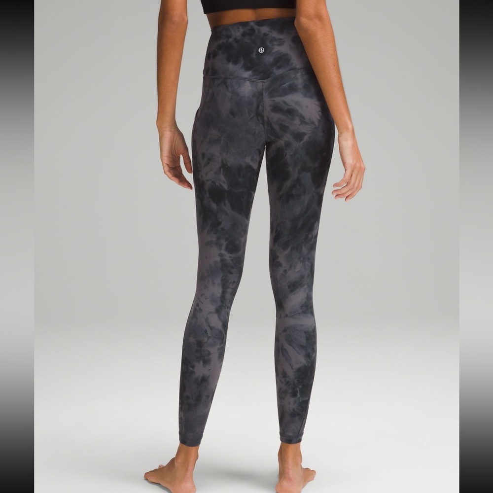 Lululemon Align High-Rise Leggings -Size 6-Diamond Dye Pitch Grey Graphite Grey